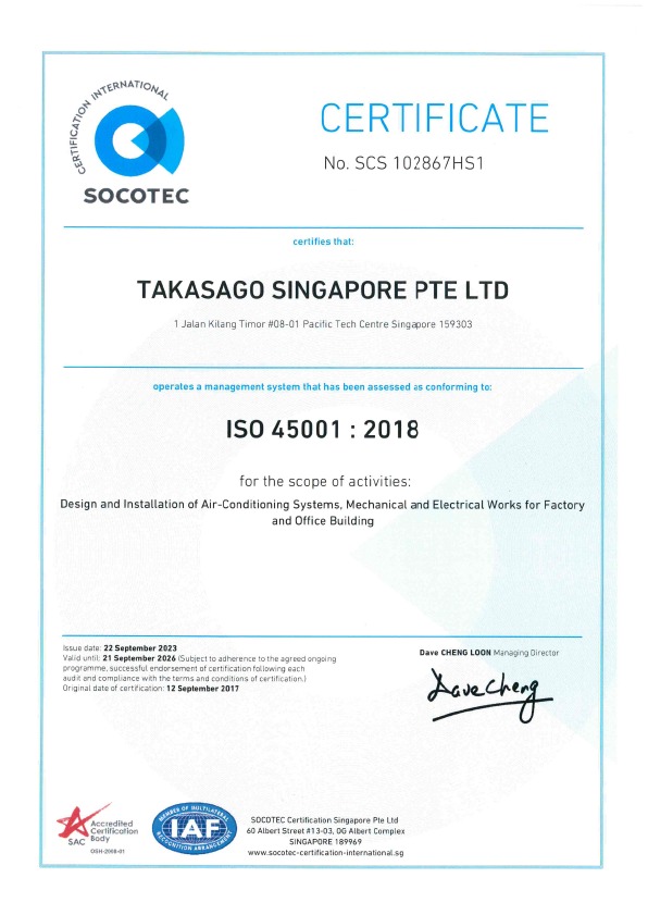 ISO 45001 Certification